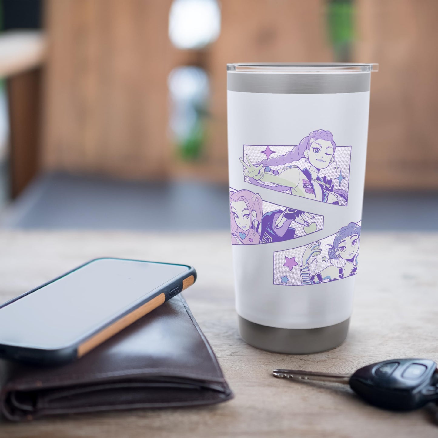 KPop Demon Hunters HUNTR/X Officially Licensed Stainless Steel Insulated Tumbler
