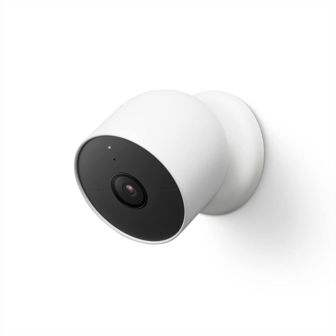 Google Nest Cam Outdoor or Indoor, Battery 2nd Generation - Snow (Renewed)