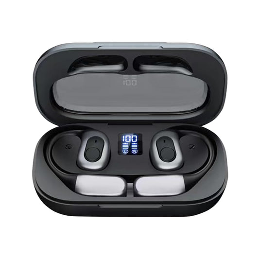 Hylikes OWS Wireless Bluetooth AI Translation Earphones，Al Language Translator Earbuds，Real-Time Translation Earbuds Include 134 Languages，Translation Device for Travel Business ，Learning，Black