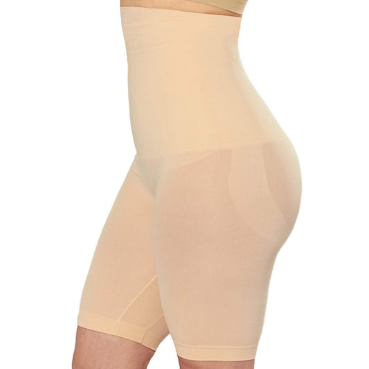 SHAPERMINT Shapewear for Women - High-Waisted Shapewear Tummy Control Shorts, Faja Body Shaper, Underwear for Women Nude - Small