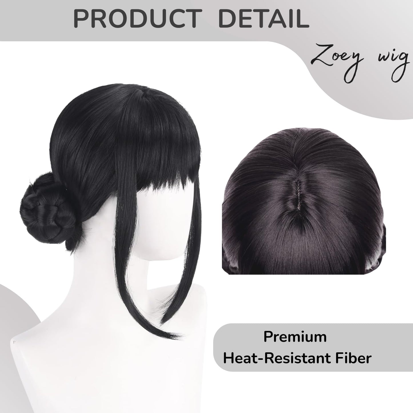 Snugeasy Rumi Costume Kids Wig Cosplay, Anime Mira Zoey Costume Wigs for Women Men, Purple Braid Wig Outfit Hair Halloween Cosplay Props