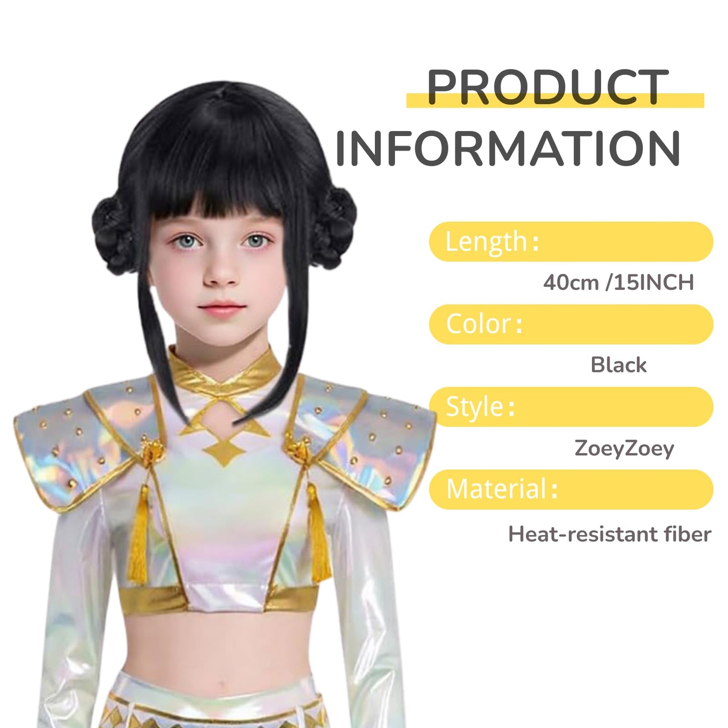 Snugeasy Rumi Costume Kids Wig Cosplay, Anime Mira Zoey Costume Wigs for Women Men, Purple Braid Wig Outfit Hair Halloween Cosplay Props