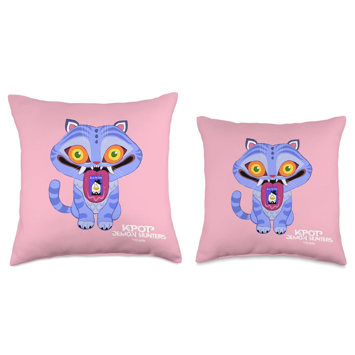 KPop Demon Hunters Derpy Officially Licensed Throw Pillow