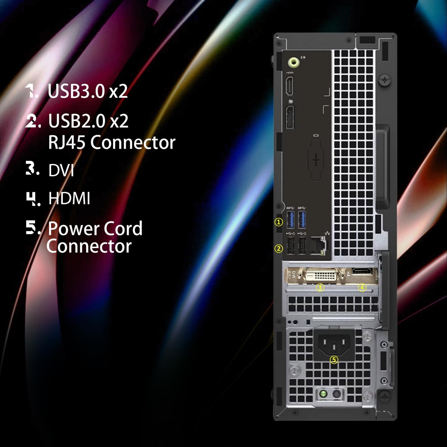 Dell RGB Gaming Desktop Computer, Intel Quad Core I5-6500 up to 3.6GHz, Radeon RX 550 4G GDDR5, 16GB Memory, 512G SSD, RGB Keyboard & Mouse, 600M WiFi & Bluetooth 5.0, Win 10 Pro (Renewed)